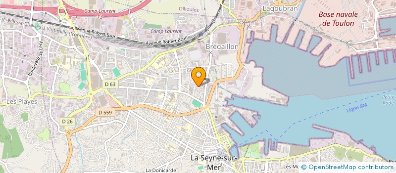 localisation de l'entreprise MADAME CELINE ESTRADA à LA SEYNE-SUR-MER