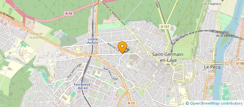 localisation de l'entreprise MADAME CELINE ETIENNE à SAINT-GERMAIN-EN-LAYE