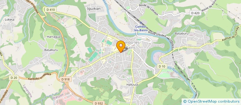 localisation de l'entreprise MADAME CELINE ETIENNE à CAMBO-LES-BAINS