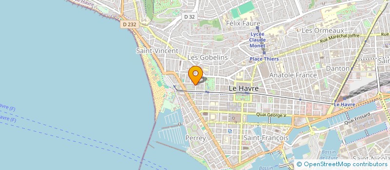 localisation de l'entreprise MADAME CELINE EUSTACHE  LE HAVRE