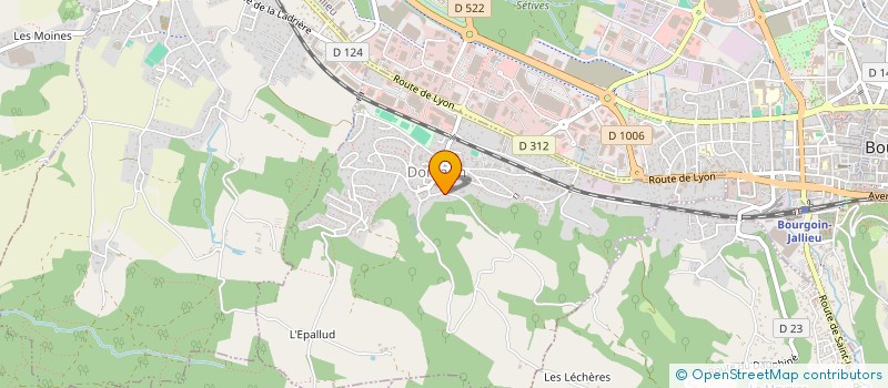 localisation de l'entreprise MADAME CELINE EYMARD  DOMARIN