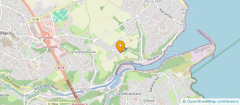 localisation de l'entreprise MADAME CELINE FABRE  PLERIN