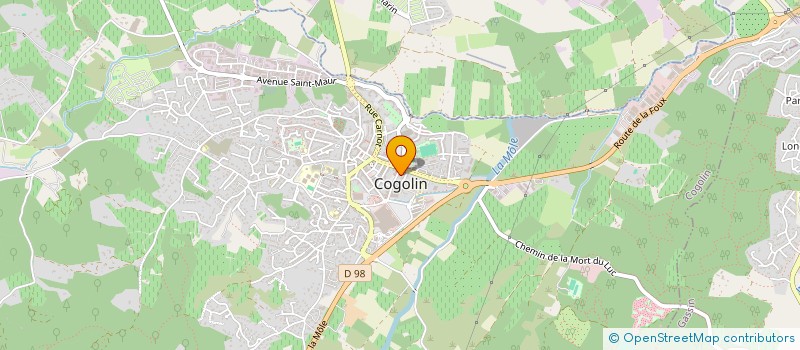 localisation de l'entreprise MADAME CELINE FAGUELIN à COGOLIN