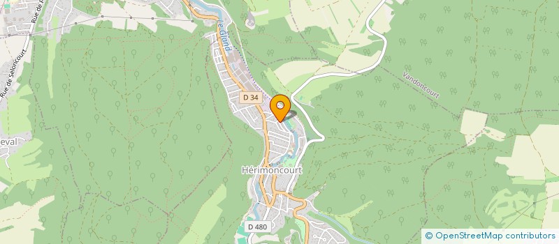 localisation de l'entreprise MADAME CELINE FAIVRE  HERIMONCOURT