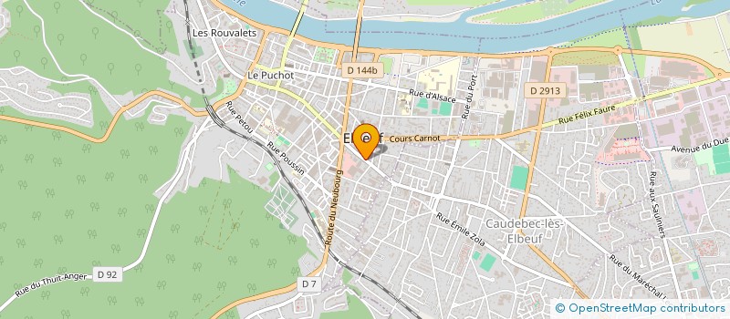 localisation de l'entreprise MADAME CELINE FALEMPIN  ELBEUF