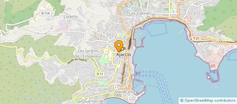 localisation de l'entreprise MADAME CELINE FASOLO à AJACCIO