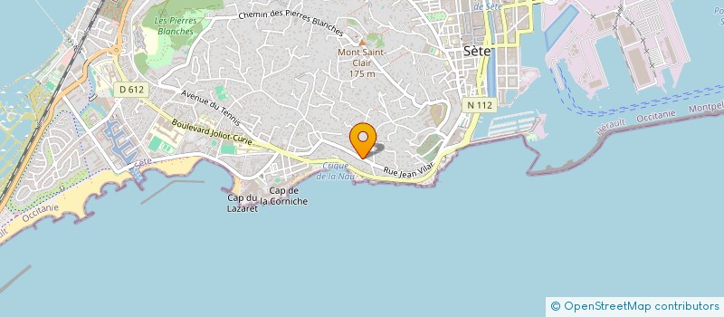 localisation de l'entreprise MADAME CELINE FAU à SETE