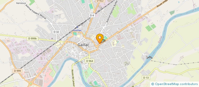 localisation de l'entreprise MADAME CELINE FAU  GAILLAC