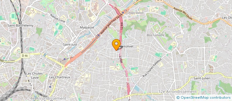 localisation de l'entreprise MADAME CELINE FAUCHEUX à MARSEILLE 12EME