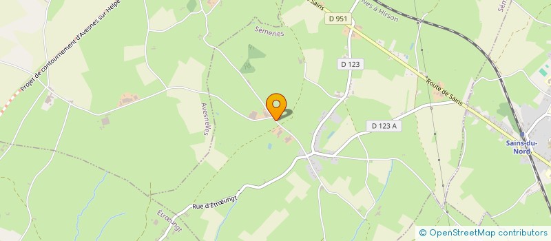 localisation de l'entreprise MADAME CELINE FAUCHEZ  AVESNELLES