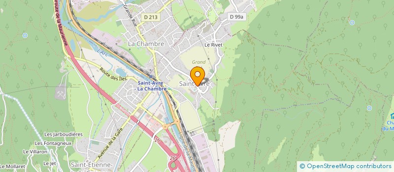 localisation de l'entreprise MADAME CELINE FAUCON  LA CHAMBRE