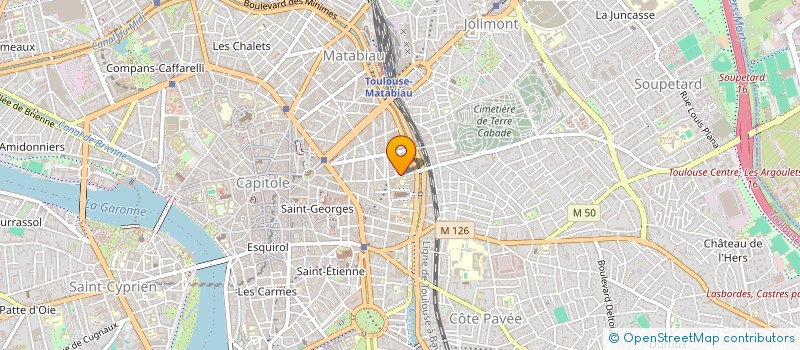 localisation de l'entreprise MADAME CELINE FAUCON à TOULOUSE