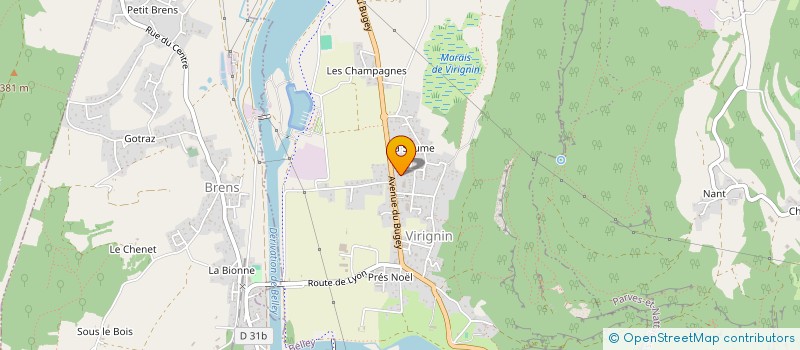 localisation de l'entreprise MADAME CELINE FAUPIER  VIRIGNIN