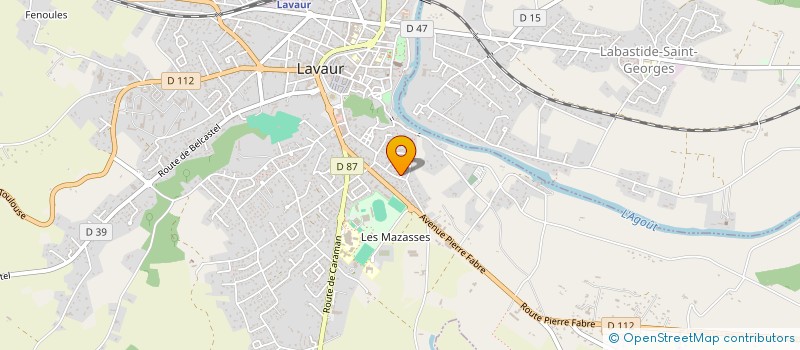 localisation de l'entreprise MADAME CELINE FAUR-DILHAT à LAVAUR