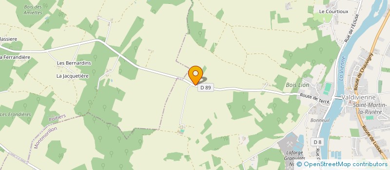 localisation de l'entreprise MADAME CELINE FAURE CURT  VALDIVIENNE