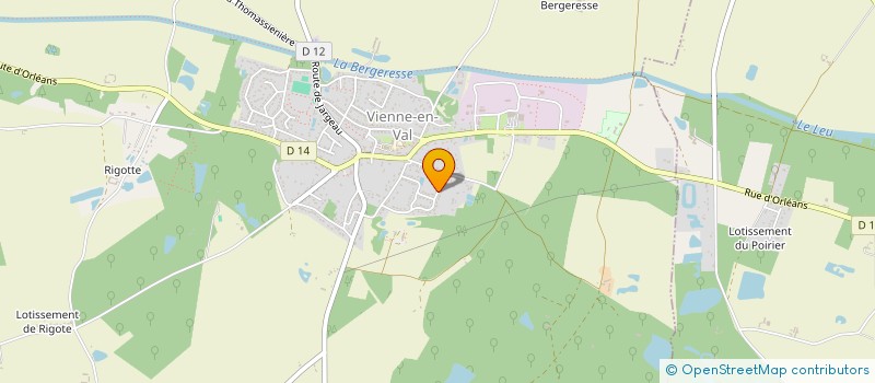 localisation de l'entreprise MADAME CELINE FAUVET à VIENNE-EN-VAL