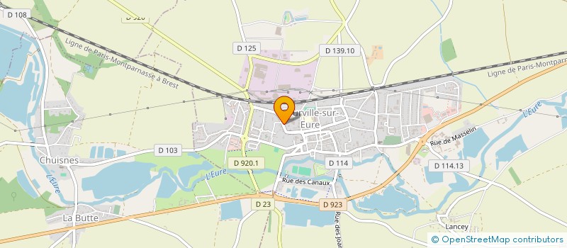 localisation de l'entreprise MADAME CELINE FAVRIE à COURVILLE-SUR-EURE