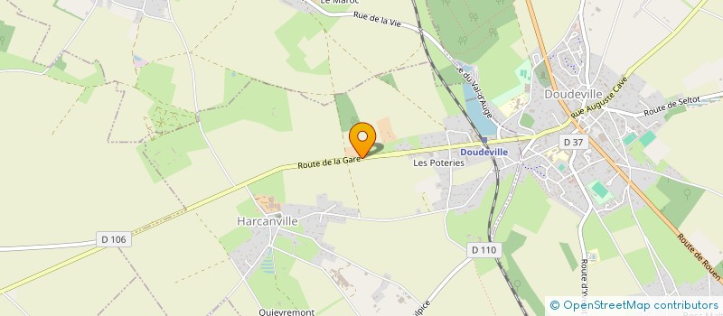 localisation de l'entreprise MADAME CELINE FE  HARCANVILLE