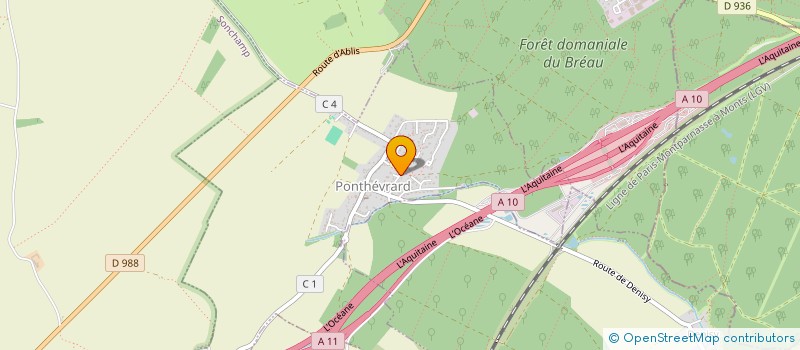 localisation de l'entreprise MADAME CELINE FENOLLAR à PONTHEVRARD
