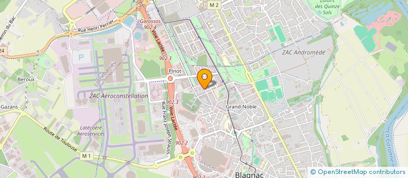 localisation de l'entreprise MADAME CELINE FERER à BLAGNAC
