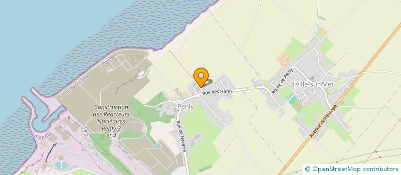 localisation de l'entreprise MADAME CELINE FERET  PETIT-CAUX