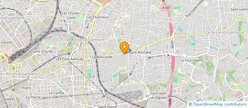 localisation de l'entreprise MADAME CELINE FERI  AUBAGNE