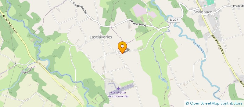 localisation de l'entreprise MADAME CELINE FERNANDES  LASCLAVERIES