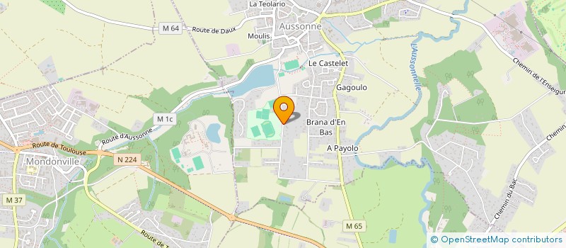 localisation de l'entreprise MADAME CELINE FERNANDEZ à AUSSONNE