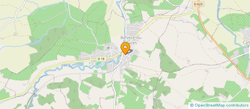 localisation de l'entreprise MADAME CELINE FERNANDEZ  VILLEMOUSTAUSSOU