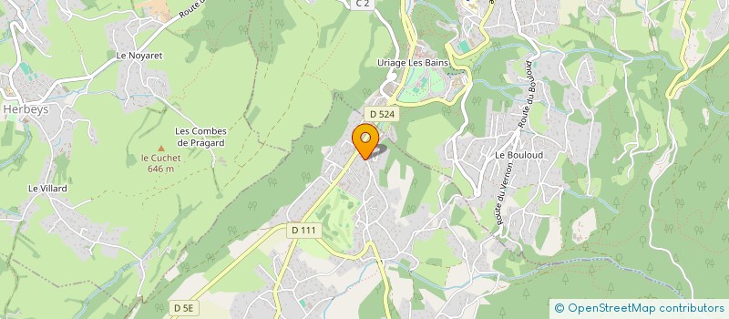 localisation de l'entreprise MADAME CELINE FERNBACH  VAULNAVEYS-LE-HAUT