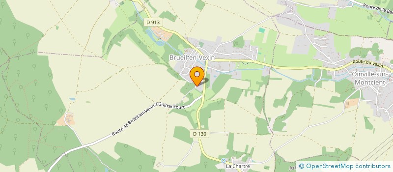 localisation de l'entreprise MADAME CELINE FERON  BRUEIL-EN-VEXIN