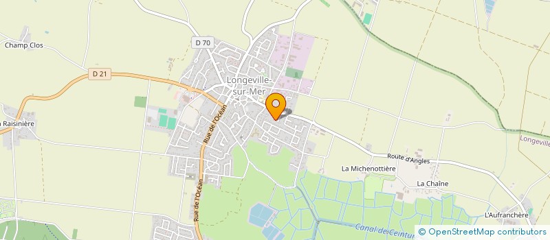 localisation de l'entreprise MADAME CELINE FERON à LONGEVILLE-SUR-MER