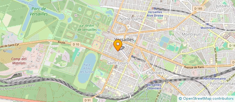 localisation de l'entreprise MADAME CELINE FERRAND à VERSAILLES