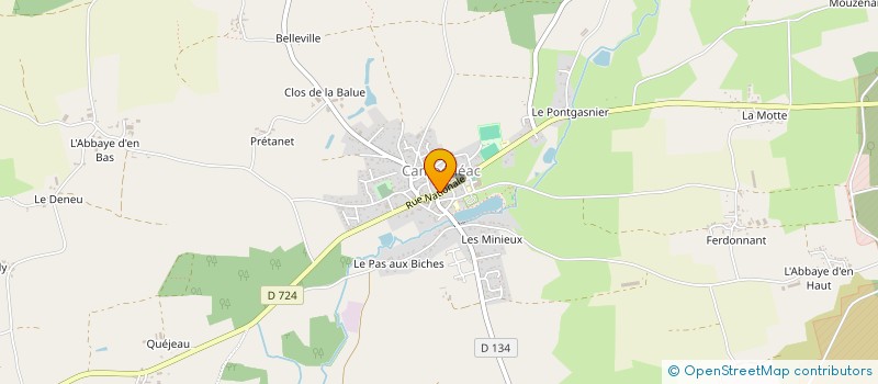 localisation de l'entreprise MADAME CELINE FERRATI à CAMPENEAC
