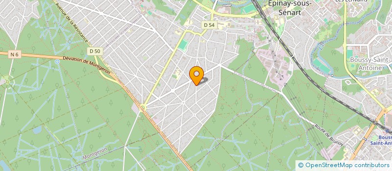 localisation de l'entreprise MADAME CELINE FERREIRA  BRUNOY