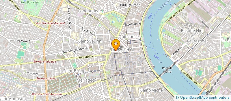 localisation de l'entreprise MADAME CELINE FERREIRA  BORDEAUX