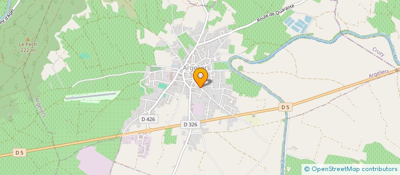 localisation de l'entreprise MADAME CELINE FERRER  ARGELIERS