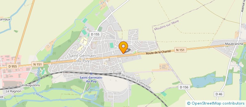localisation de l'entreprise MADAME CELINE FERRIERE  SAINT-GERMAIN-DU-PUY