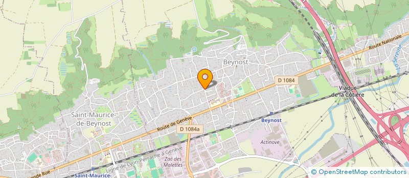 localisation de l'entreprise MADAME CELINE FERRIOL à BEYNOST
