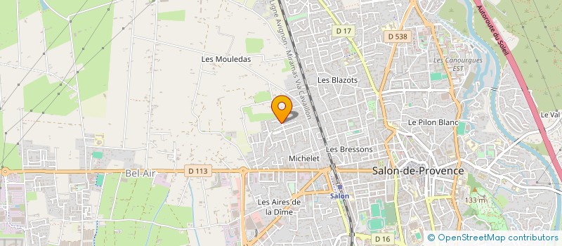 localisation de l'entreprise MADAME CELINE FERT à SALON-DE-PROVENCE