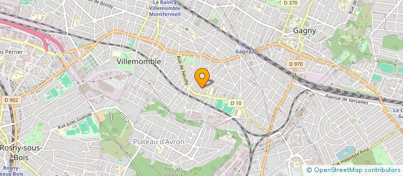 localisation de l'entreprise MADAME CELINE FESTOU  VILLEMOMBLE