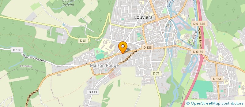 localisation de l'entreprise MADAME CELINE FIESINGER à LOUVIERS
