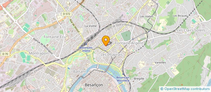 localisation de l'entreprise MADAME CELINE FIGLIA  BESANCON