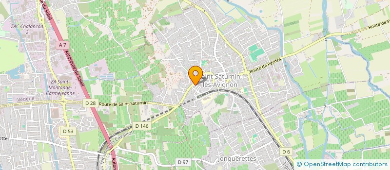 localisation de l'entreprise MADAME CELINE FILLION  SAINT-SATURNIN-LES-AVIGNON