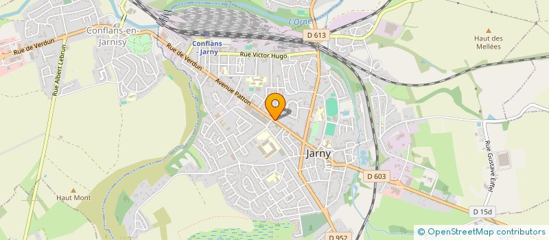 localisation de l'entreprise MADAME CELINE FINET  JARNY