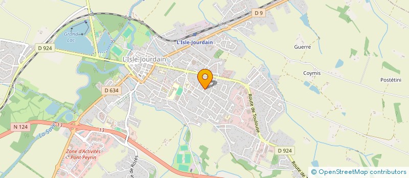 localisation de l'entreprise MADAME CELINE FIORENTINI à L'ISLE-JOURDAIN