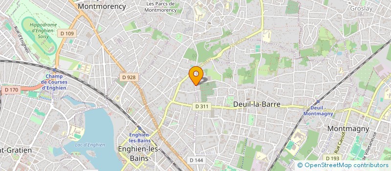 localisation de l'entreprise MADAME CELINE FIORINA  DEUIL-LA-BARRE