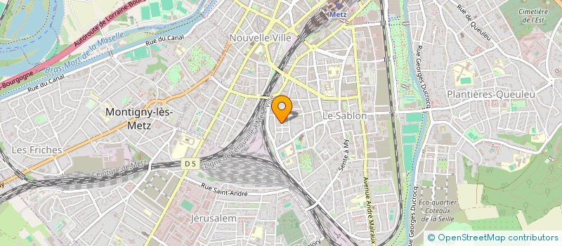 localisation de l'entreprise MADAME CELINE FISCHER à METZ