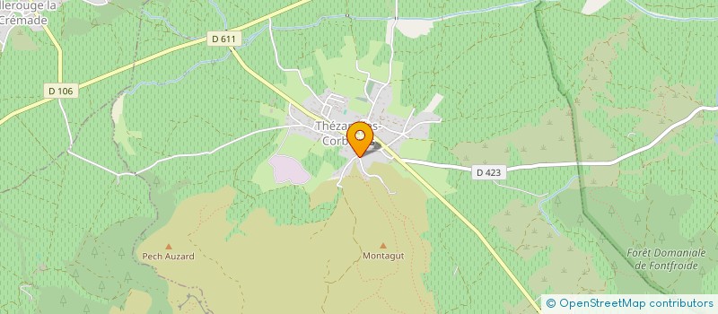 localisation de l'entreprise MADAME CELINE FISCHER  THEZAN-DES-CORBIERES