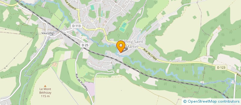 localisation de l'entreprise MADAME CELINE FLAHAULT  BETHISY-SAINT-MARTIN